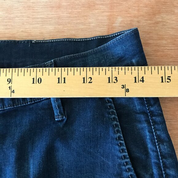 Citizens Of Humanity Cuffed Cropped Jeans Women 30 Blue Mid Rise Stretch 17966 - Picture 10 of 12